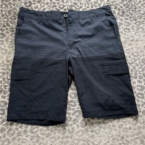 Men's Grey Two Tone Cargo Shorts